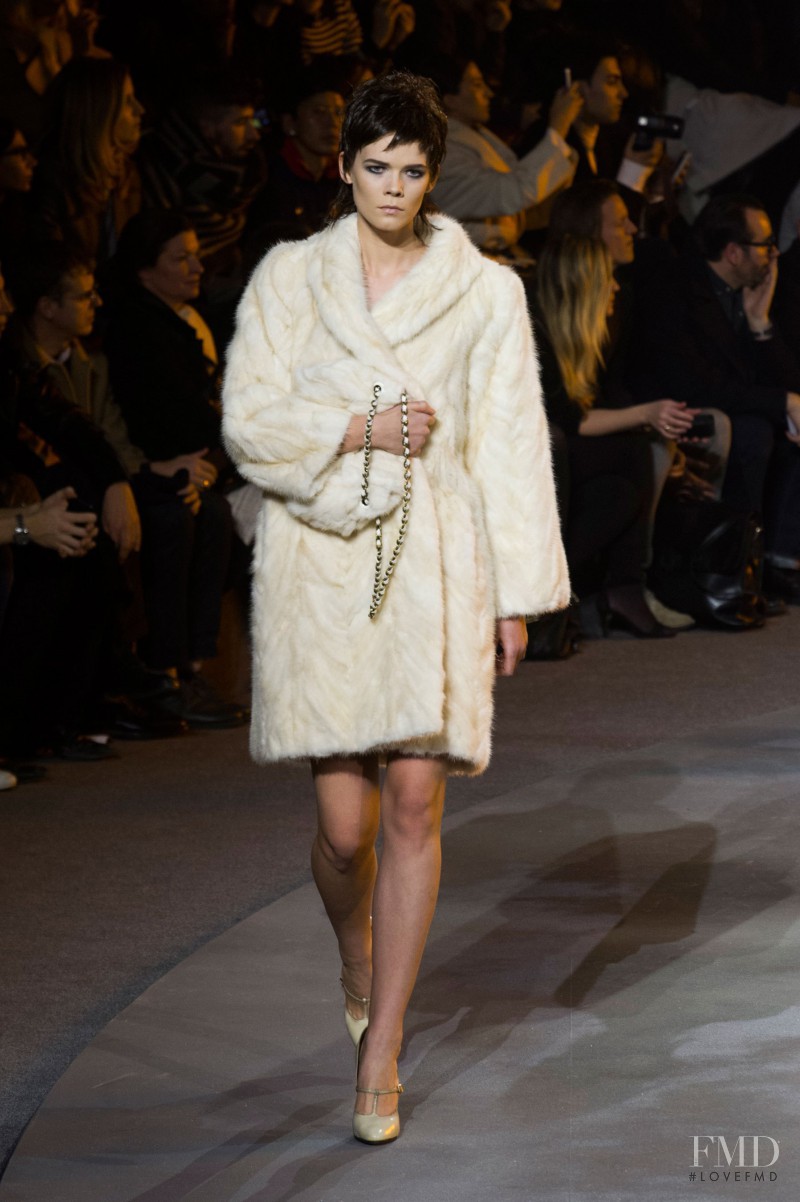 Irina Kravchenko featured in  the Marc Jacobs fashion show for Autumn/Winter 2013