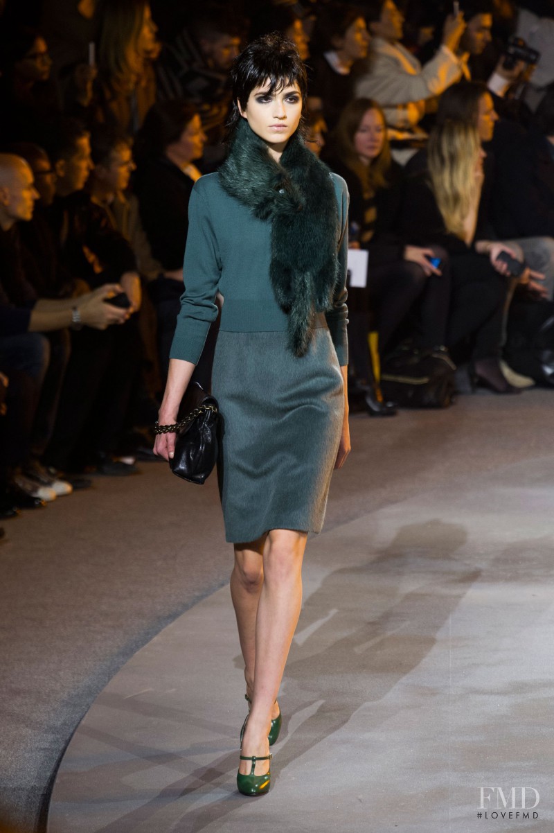 Marcele dal Cortivo featured in  the Marc Jacobs fashion show for Autumn/Winter 2013