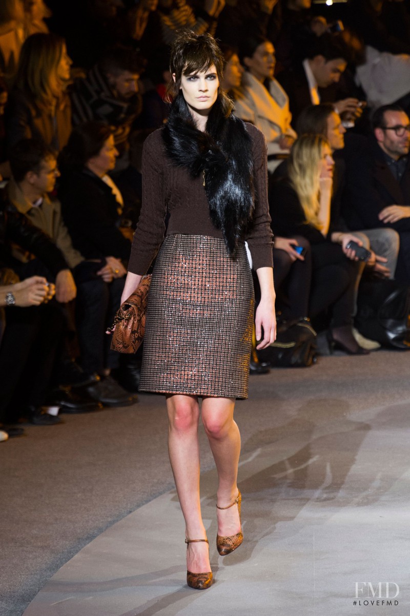 Julier Bugge featured in  the Marc Jacobs fashion show for Autumn/Winter 2013