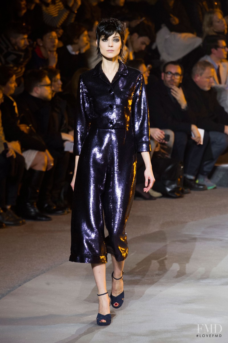 Kati Nescher featured in  the Marc Jacobs fashion show for Autumn/Winter 2013