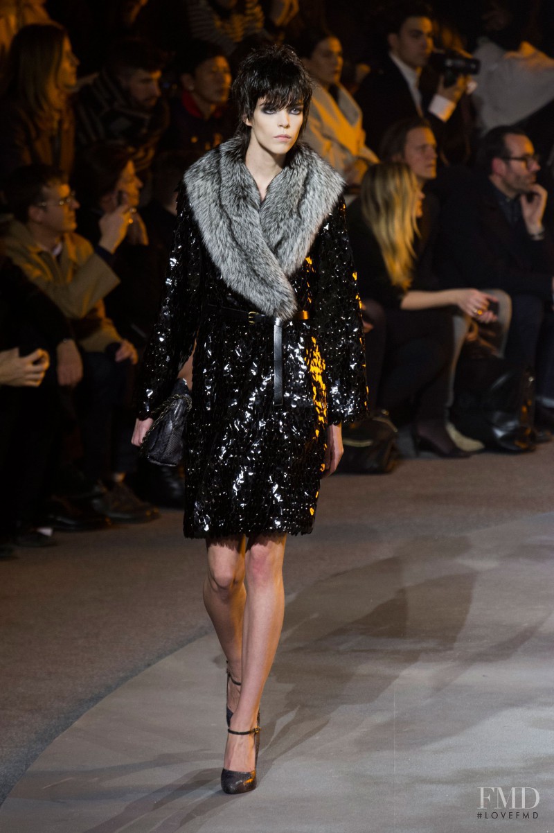 Meghan Collison featured in  the Marc Jacobs fashion show for Autumn/Winter 2013