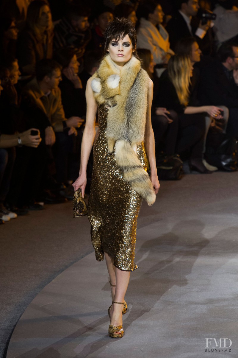 Hanne Gaby Odiele featured in  the Marc Jacobs fashion show for Autumn/Winter 2013