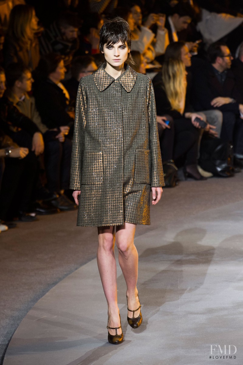 Maria Loks featured in  the Marc Jacobs fashion show for Autumn/Winter 2013