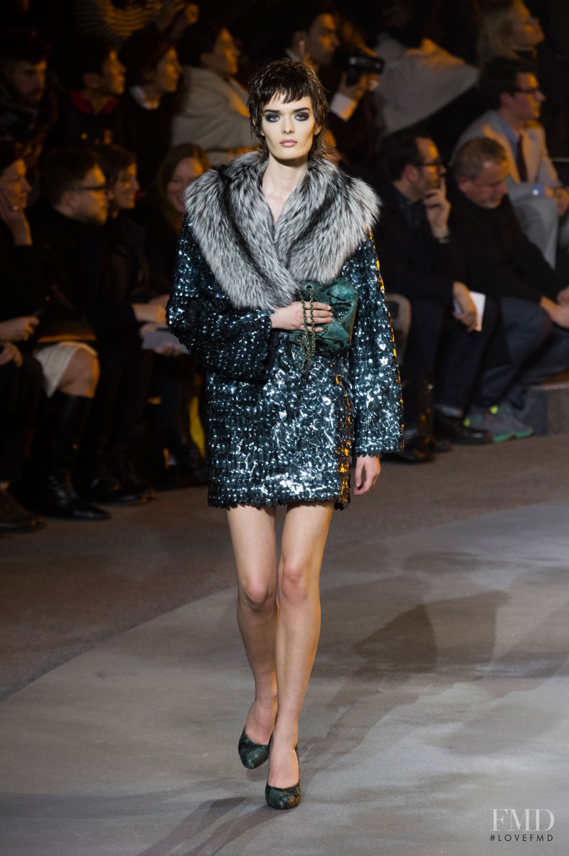 Sam Rollinson featured in  the Marc Jacobs fashion show for Autumn/Winter 2013