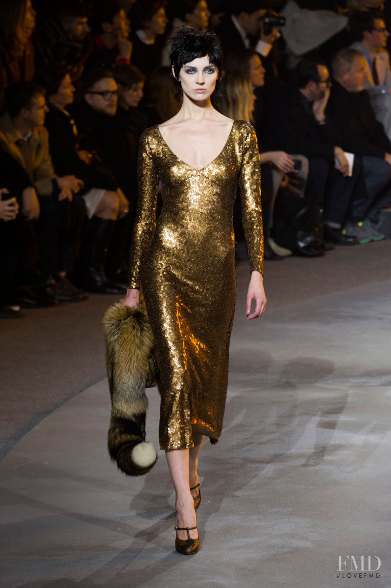 Olga Sherer featured in  the Marc Jacobs fashion show for Autumn/Winter 2013