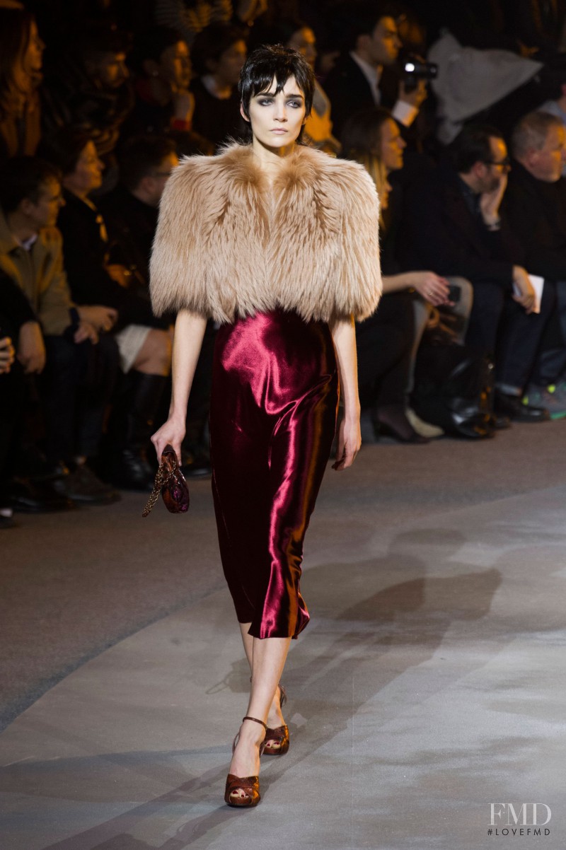 Janice Alida featured in  the Marc Jacobs fashion show for Autumn/Winter 2013