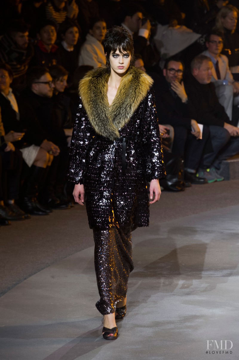 Tess Hellfeuer featured in  the Marc Jacobs fashion show for Autumn/Winter 2013