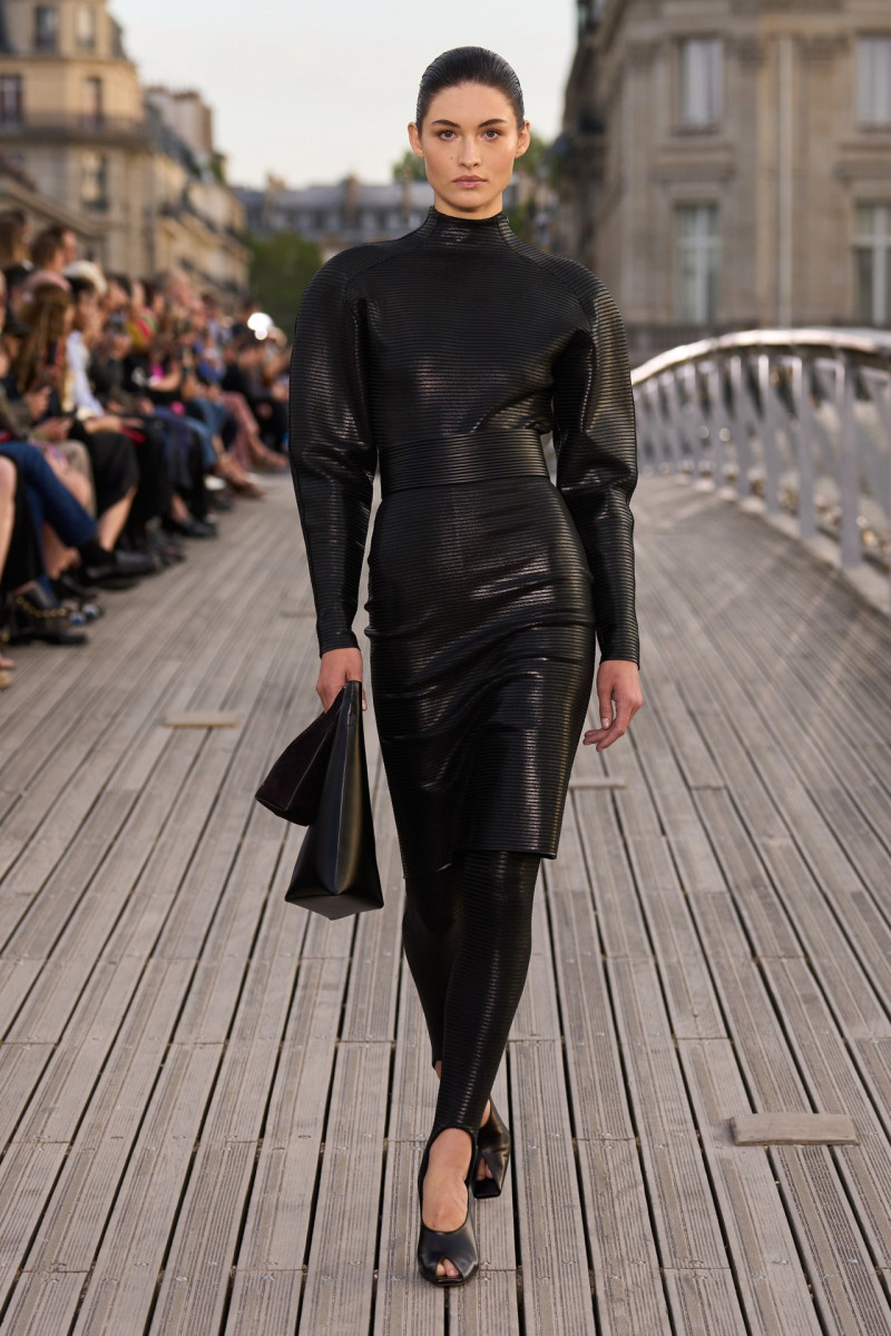 Grace Elizabeth featured in  the Alaia fashion show for Autumn/Winter 2023