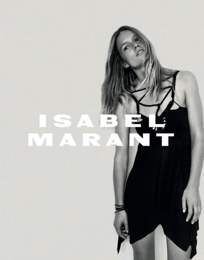 Anna Ewers featured in  the Isabel Marant advertisement for Spring/Summer 2023