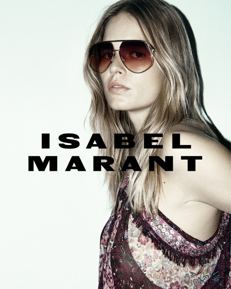 Anna Ewers featured in  the Isabel Marant advertisement for Spring/Summer 2023