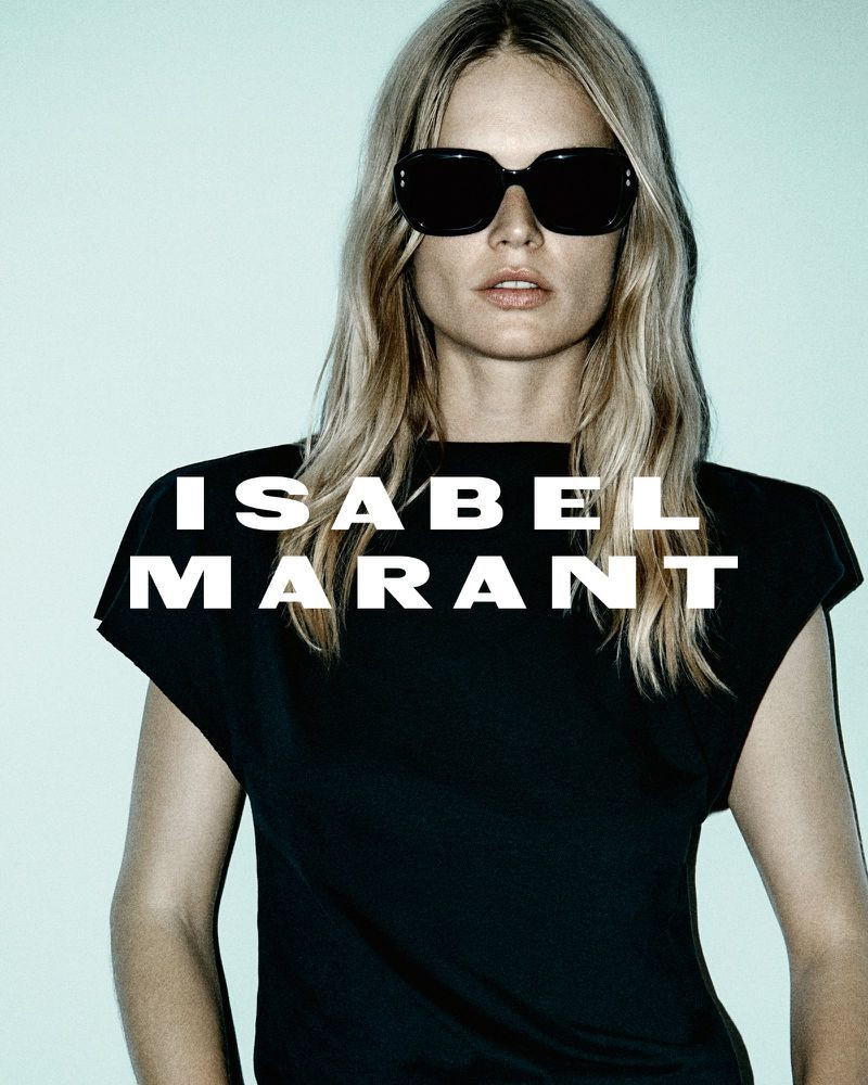 Anna Ewers featured in  the Isabel Marant advertisement for Spring/Summer 2023