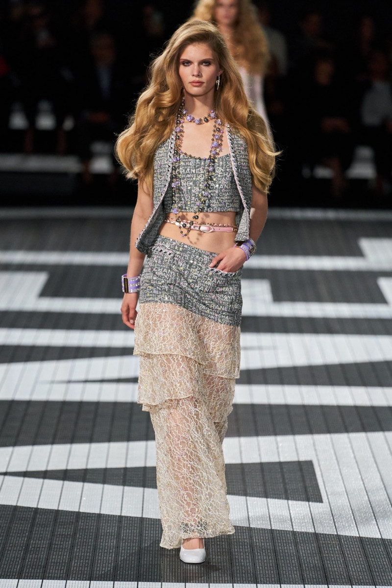 Ida Heiner featured in  the Chanel fashion show for Resort 2024