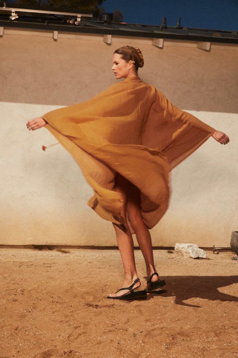 Anna Ewers featured in  the Zara advertisement for Spring/Summer 2023