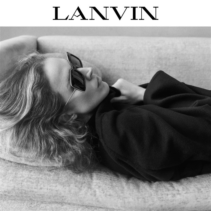 Raquel Zimmermann featured in  the Lanvin advertisement for Resort 2023