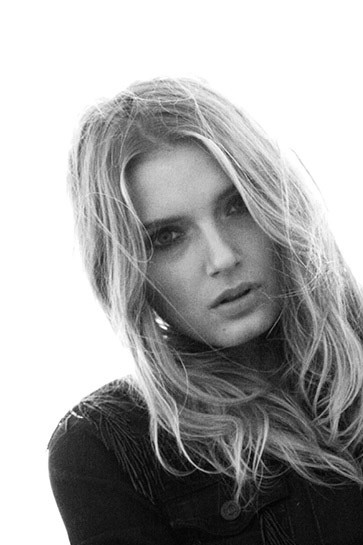 Lily Donaldson featured in  the 7 For All Mankind advertisement for Spring/Summer 2012