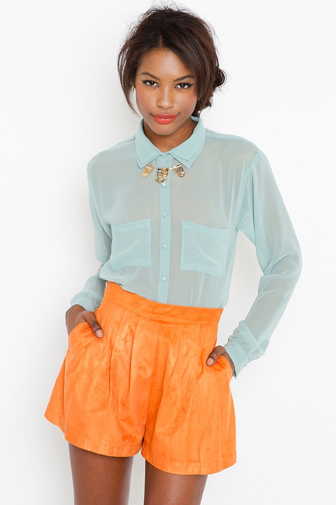 Sharam Diniz featured in  the Nasty Gal catalogue for Spring/Summer 2012