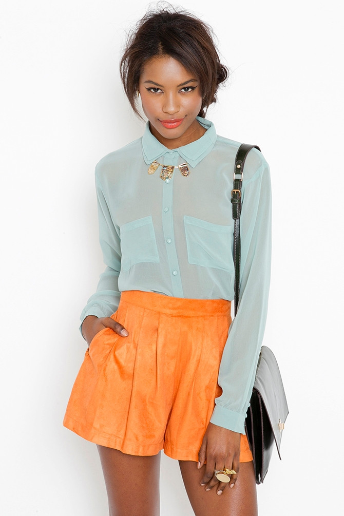 Sharam Diniz featured in  the Nasty Gal catalogue for Spring/Summer 2012