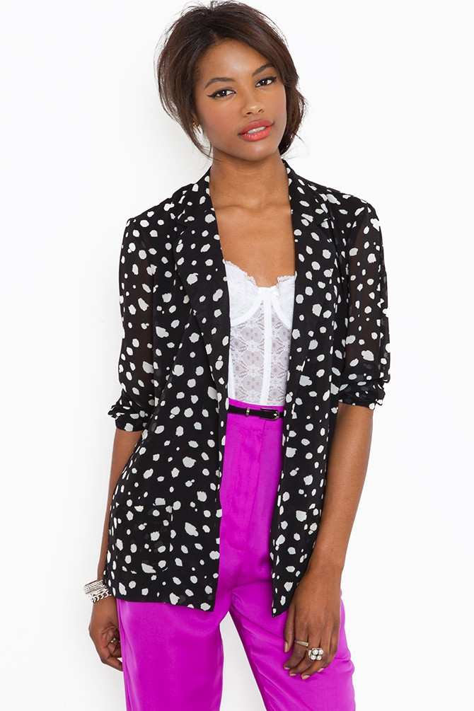 Sharam Diniz featured in  the Nasty Gal catalogue for Spring/Summer 2012