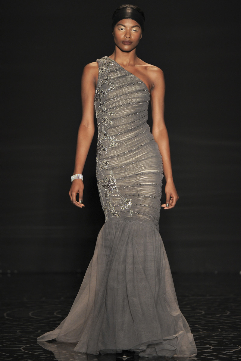 Sharam Diniz featured in  the Pamella Roland fashion show for Autumn/Winter 2013