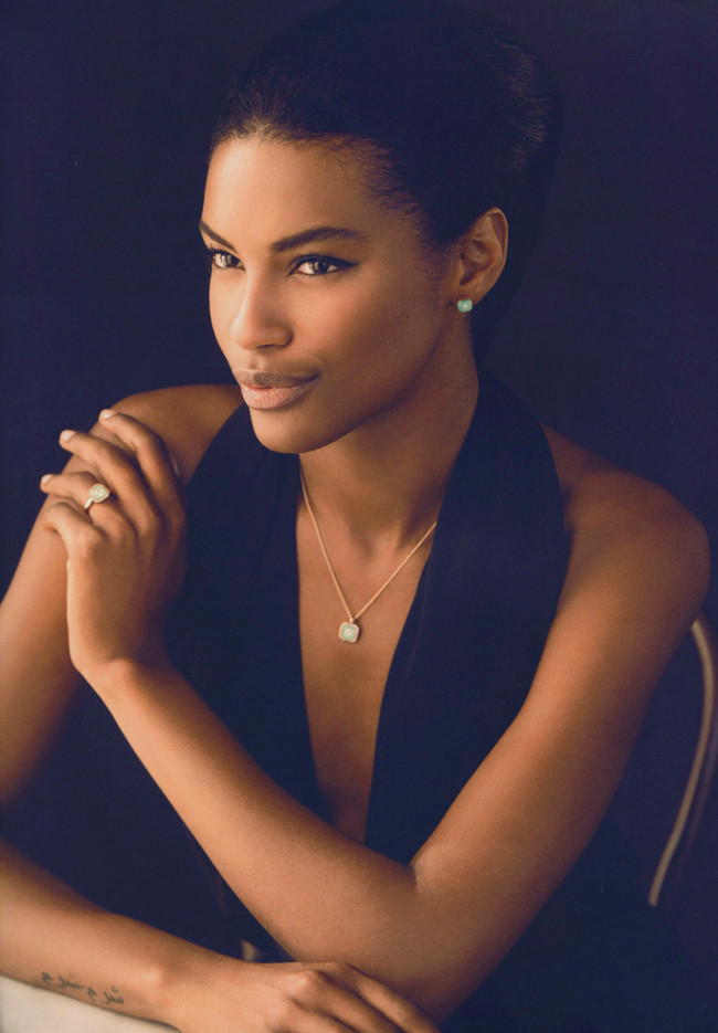 Sharam Diniz featured in  the Meissen advertisement for Autumn/Winter 2014