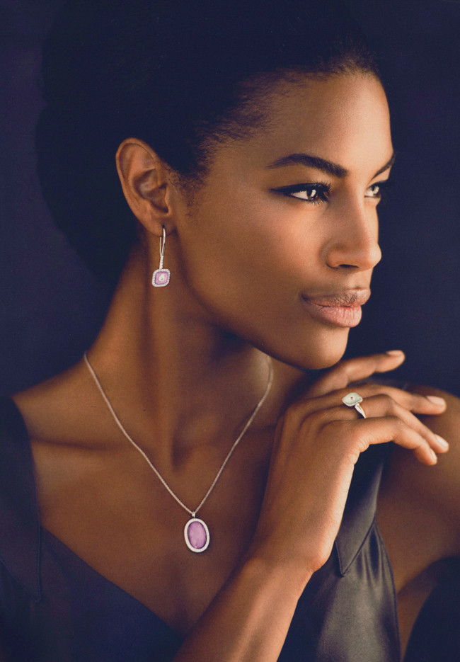 Sharam Diniz featured in  the Meissen advertisement for Autumn/Winter 2014