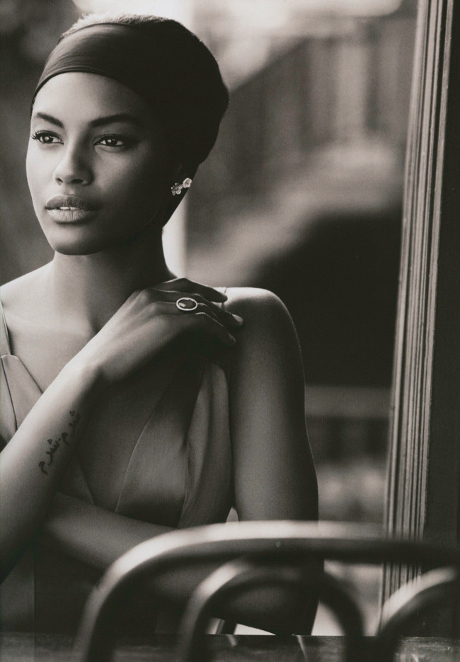 Sharam Diniz featured in  the Meissen advertisement for Autumn/Winter 2014