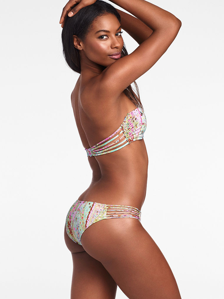 Sharam Diniz featured in  the Victoria\'s Secret Swim catalogue for Autumn/Winter 2014