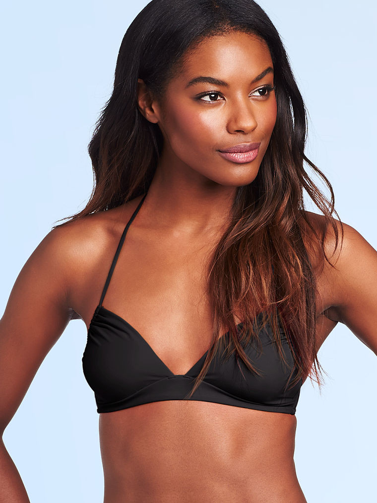 Sharam Diniz featured in  the Victoria\'s Secret Swim catalogue for Spring/Summer 2015