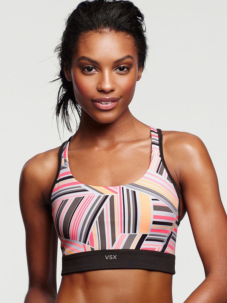 Sharam Diniz featured in  the Victoria\'s Secret VSX catalogue for Spring/Summer 2015