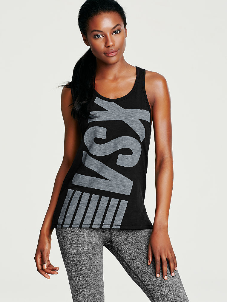 Sharam Diniz featured in  the Victoria\'s Secret VSX catalogue for Spring/Summer 2015