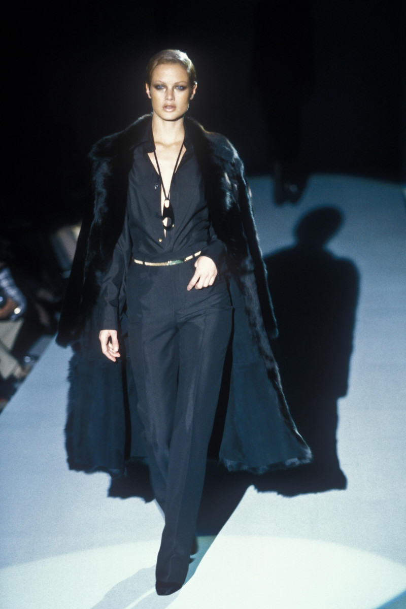 Carolyn Murphy featured in  the Gucci fashion show for Autumn/Winter 1996