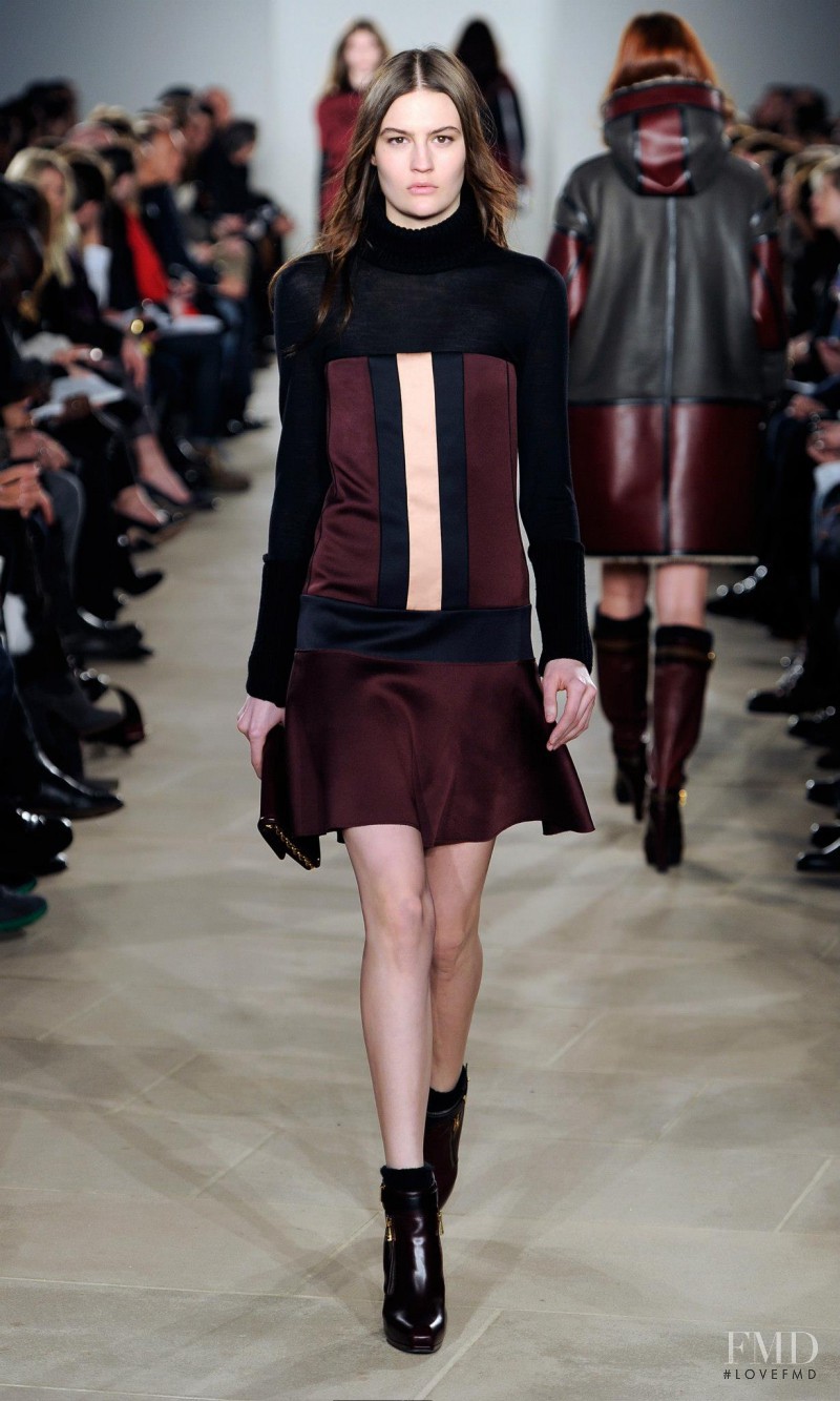 Maria Bradley featured in  the Belstaff fashion show for Autumn/Winter 2013