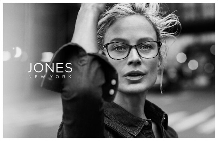 Carolyn Murphy featured in  the Jones New York advertisement for Autumn/Winter 2019