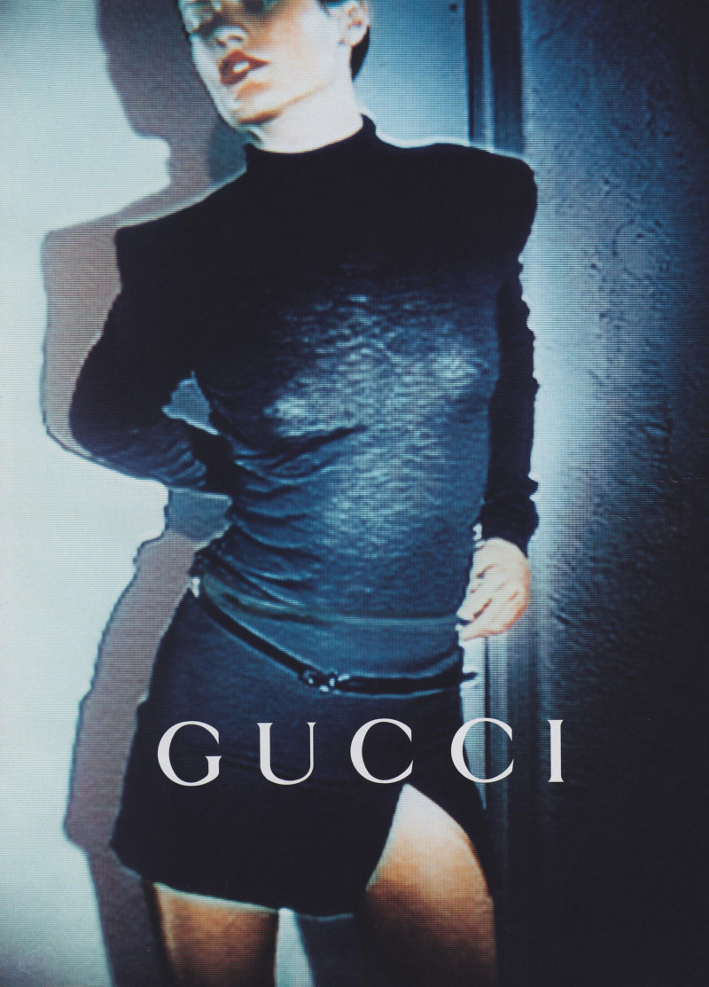Carolyn Murphy featured in  the Gucci advertisement for Autumn/Winter 1997