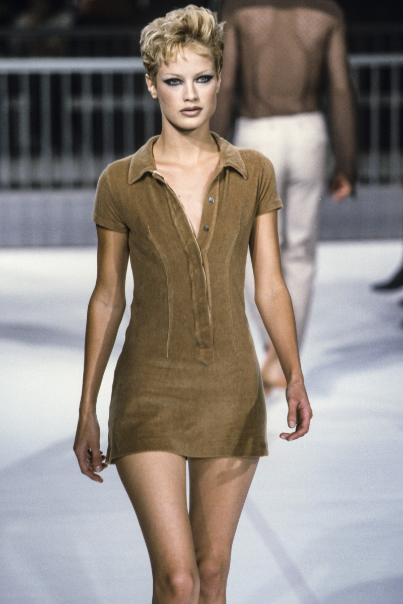 Carolyn Murphy featured in  the Costume National fashion show for Spring/Summer 1996