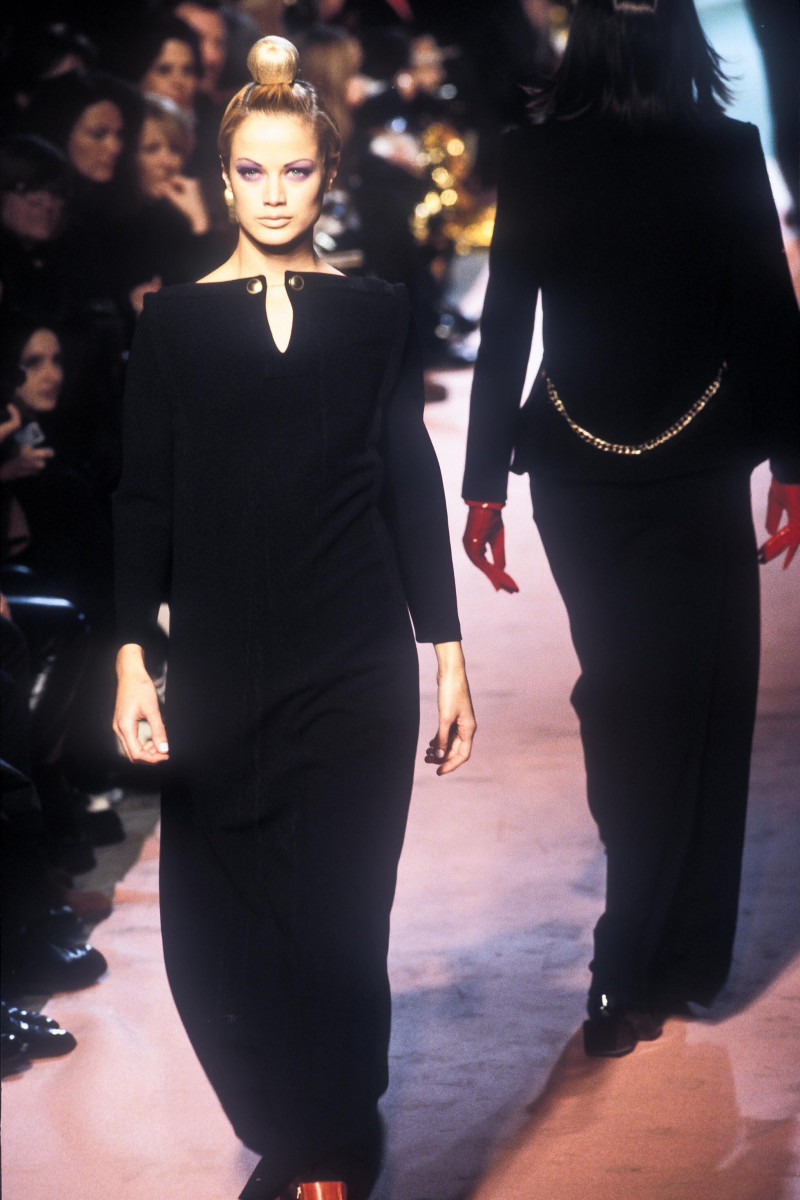 Carolyn Murphy featured in  the Jean-Paul Gaultier fashion show for Autumn/Winter 1996