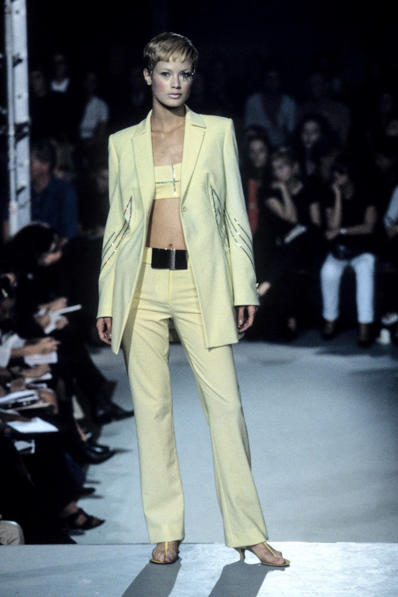 Carolyn Murphy featured in  the Koji Tatsuno fashion show for Spring/Summer 1996