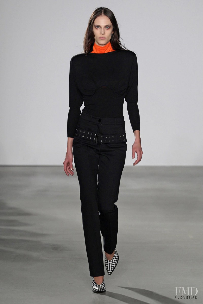 Aymeline Valade featured in  the Altuzarra fashion show for Autumn/Winter 2013