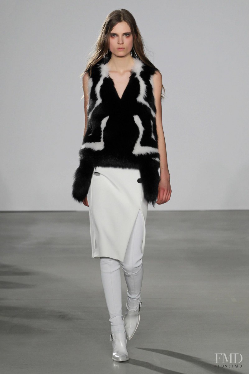 Caroline Brasch Nielsen featured in  the Altuzarra fashion show for Autumn/Winter 2013