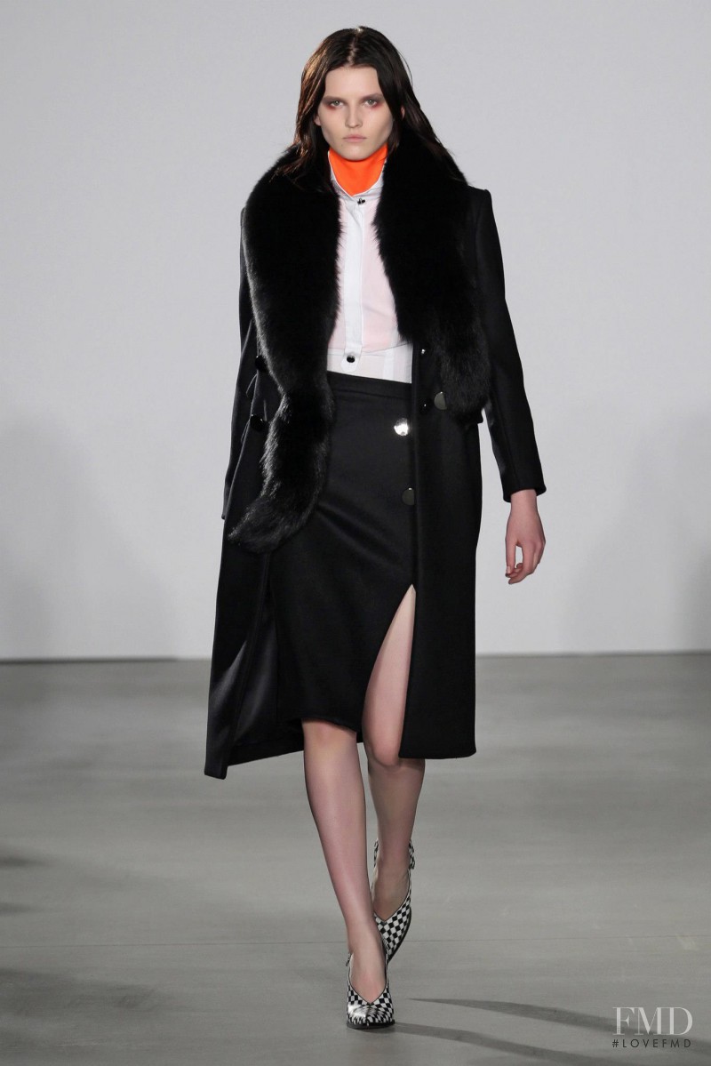 Katlin Aas featured in  the Altuzarra fashion show for Autumn/Winter 2013