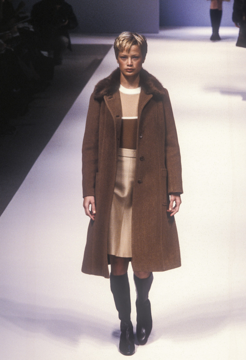 Carolyn Murphy featured in  the Marni fashion show for Autumn/Winter 1996