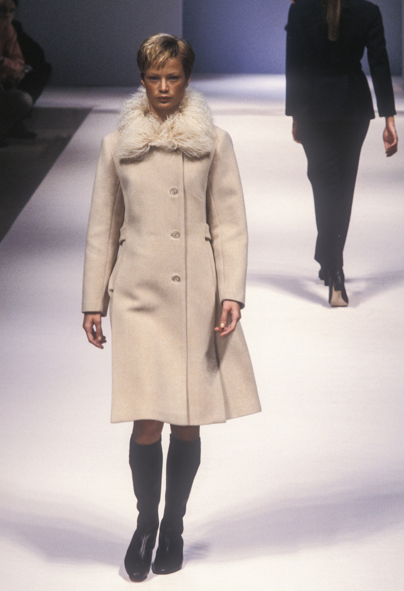 Carolyn Murphy featured in  the Marni fashion show for Autumn/Winter 1996