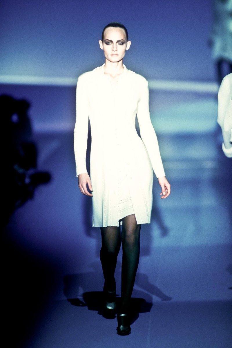 Amber Valletta featured in  the Valentino fashion show for Autumn/Winter 1996