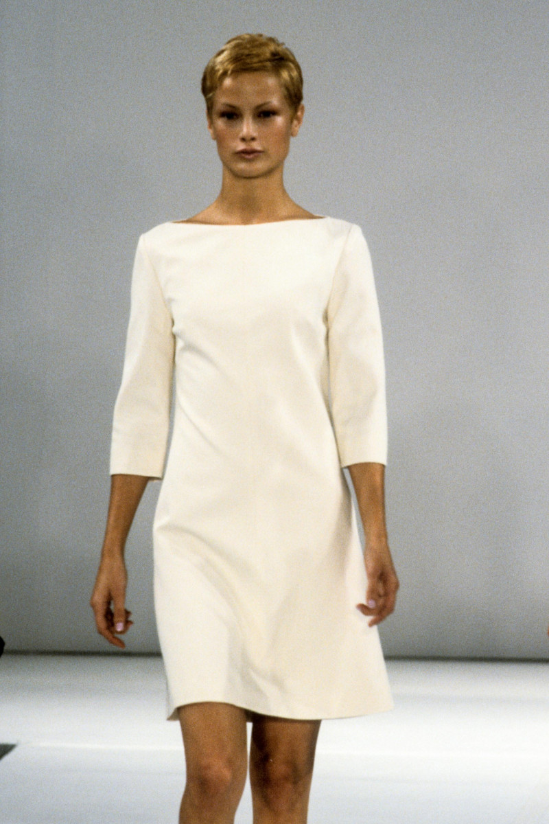 Carolyn Murphy featured in  the Victor Alfaro fashion show for Spring/Summer 1996