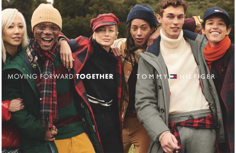 Carolyn Murphy featured in  the Tommy Hilfiger advertisement for Autumn/Winter 2020