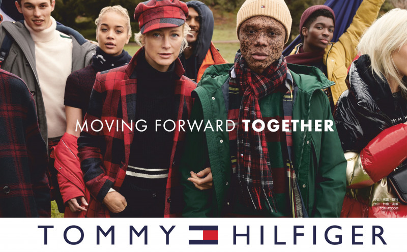 Carolyn Murphy featured in  the Tommy Hilfiger advertisement for Autumn/Winter 2020
