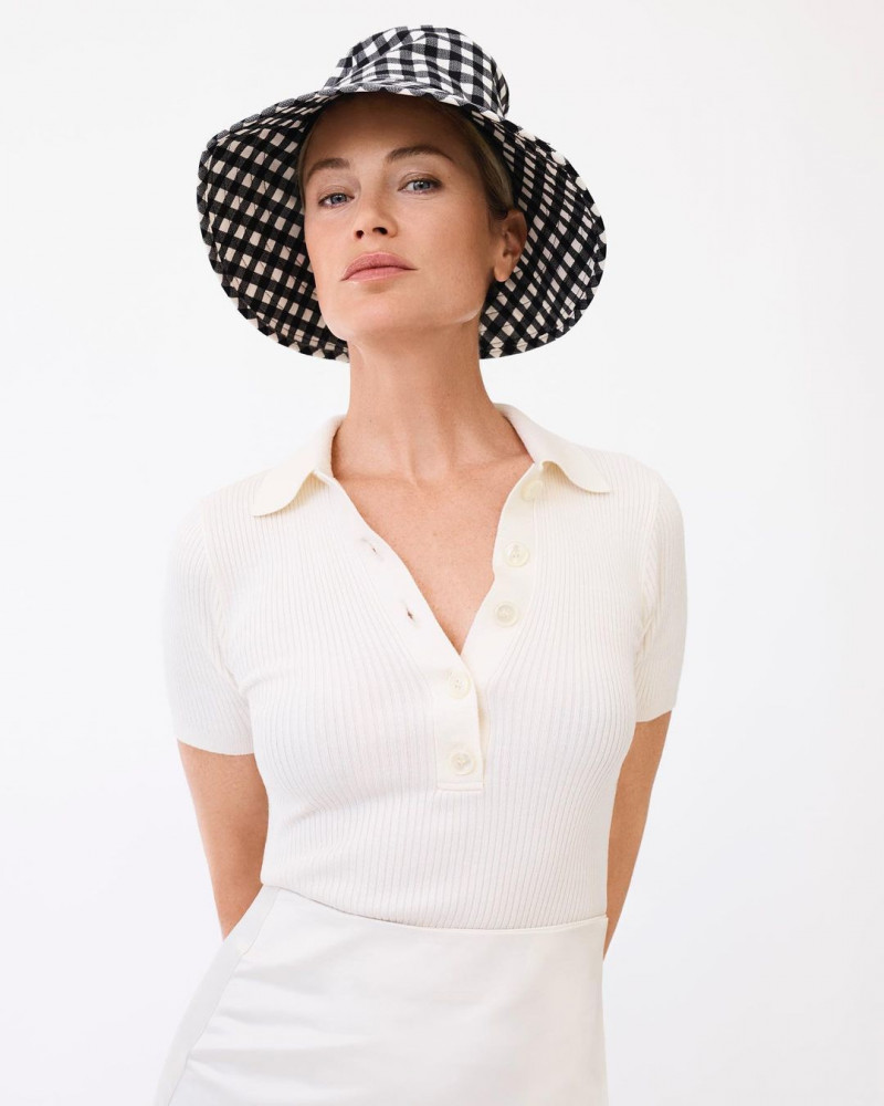 Carolyn Murphy featured in  the J.Crew advertisement for Spring/Summer 2023