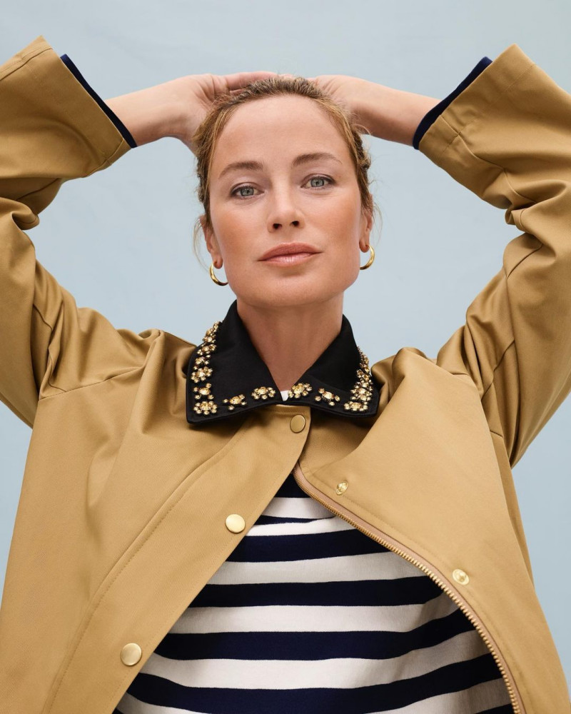 Carolyn Murphy featured in  the J.Crew advertisement for Spring/Summer 2023
