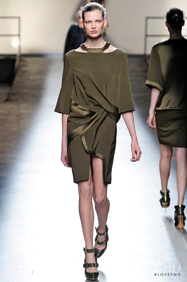 Bette Franke featured in  the Prabal Gurung fashion show for Autumn/Winter 2013