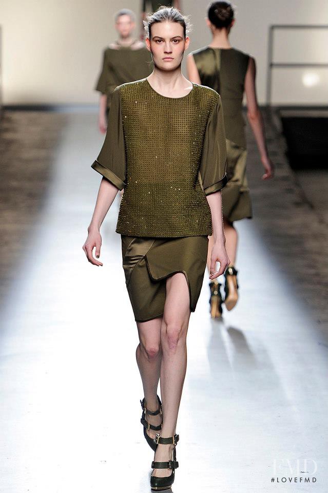 Maria Bradley featured in  the Prabal Gurung fashion show for Autumn/Winter 2013